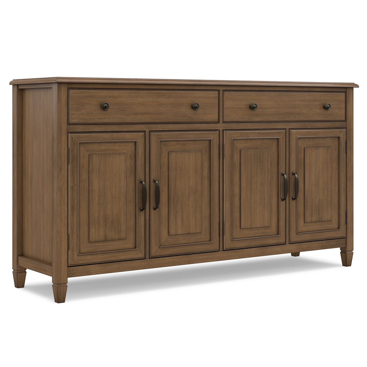 Rustic Natural Aged Brown | Connaught Large Sideboard Buffet Storage Cabinet