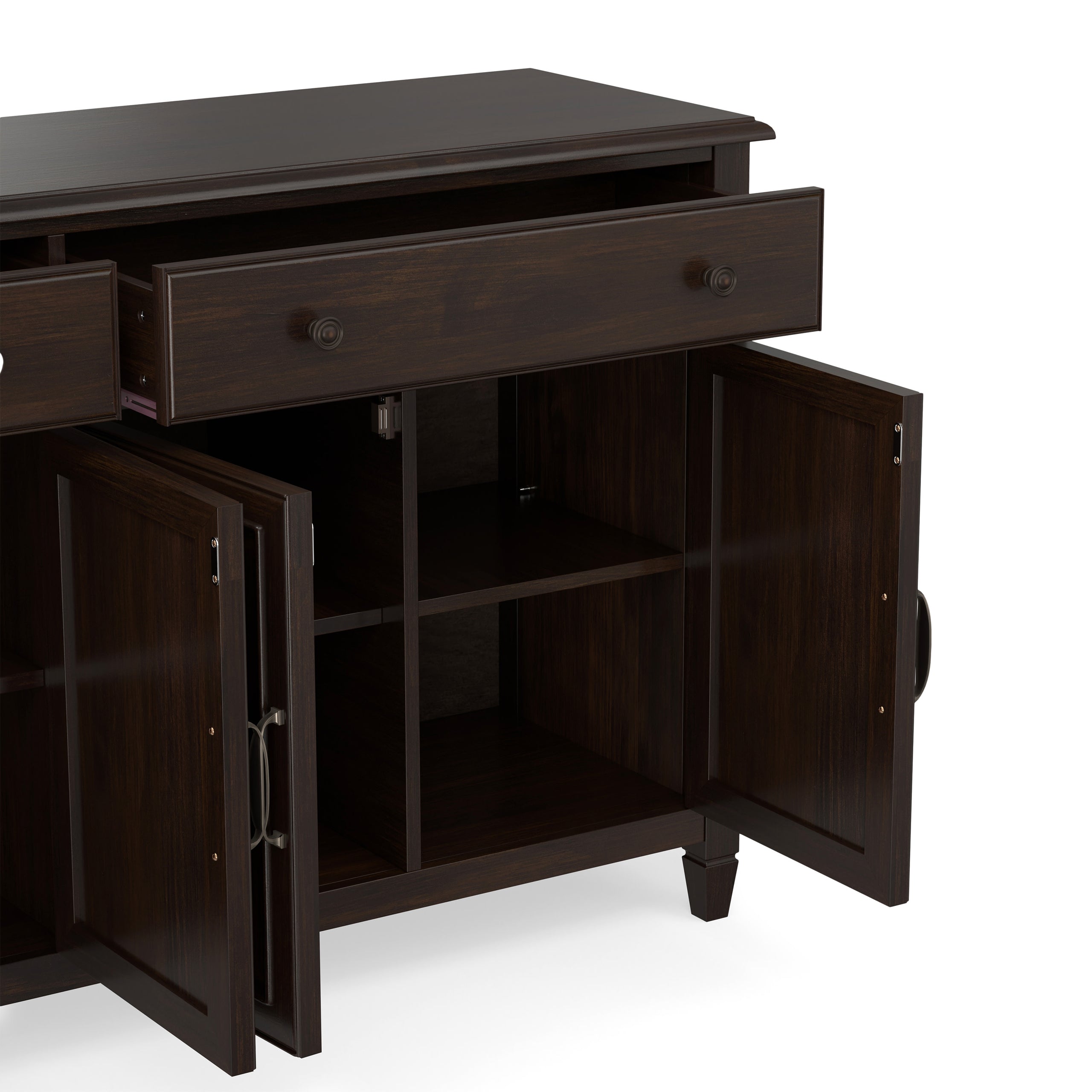 Dark Chestnut Brown | Connaught Large Sideboard Buffet Storage Cabinet