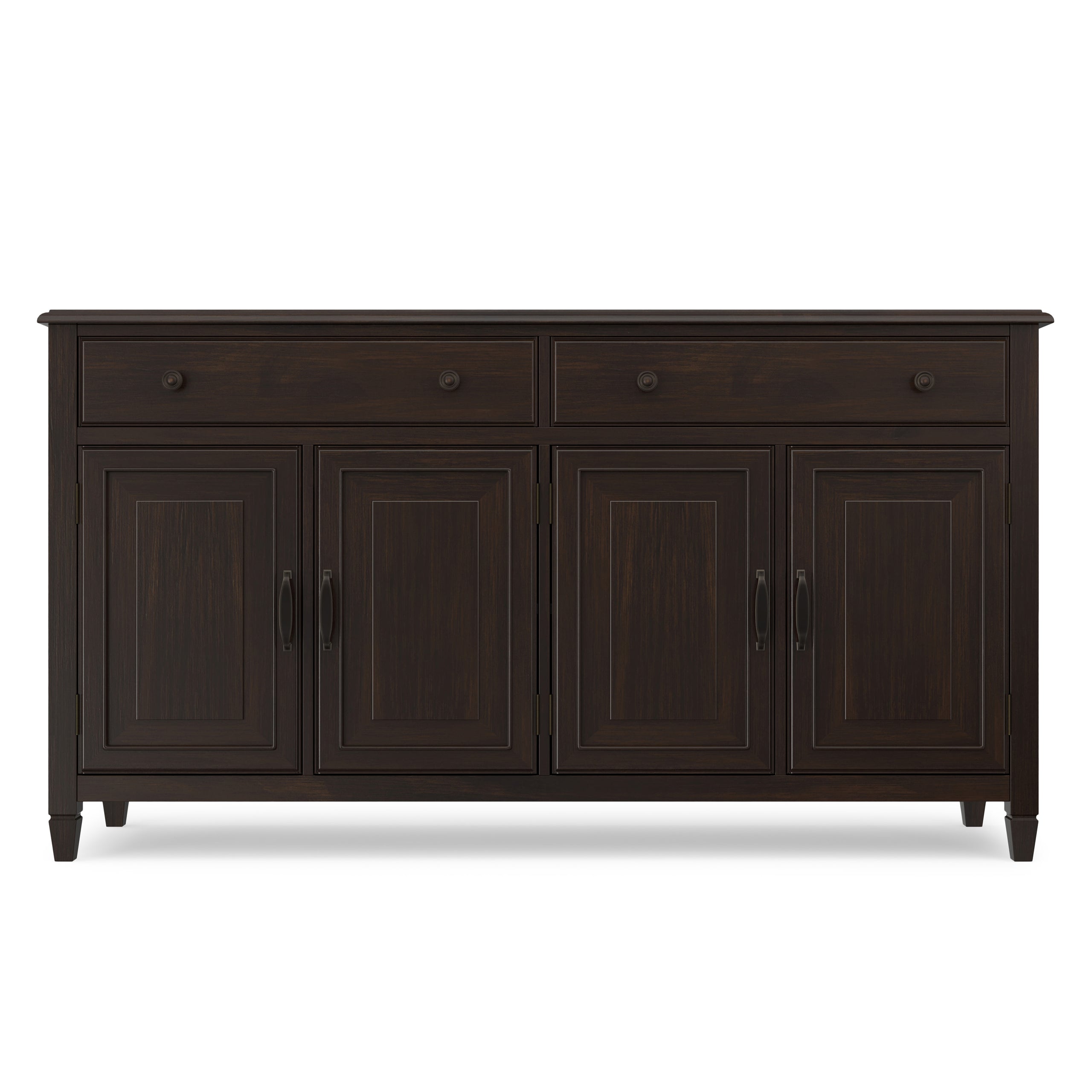 Dark Chestnut Brown | Connaught Large Sideboard Buffet Storage Cabinet
