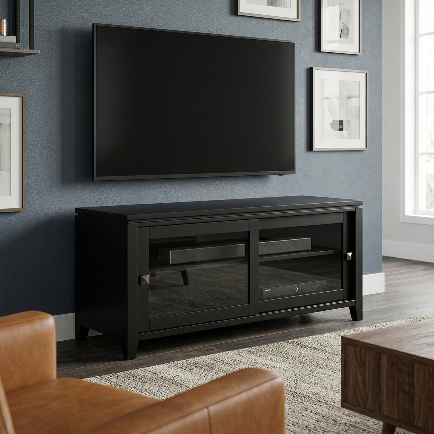 Black | Cosmopolitan TV Stand