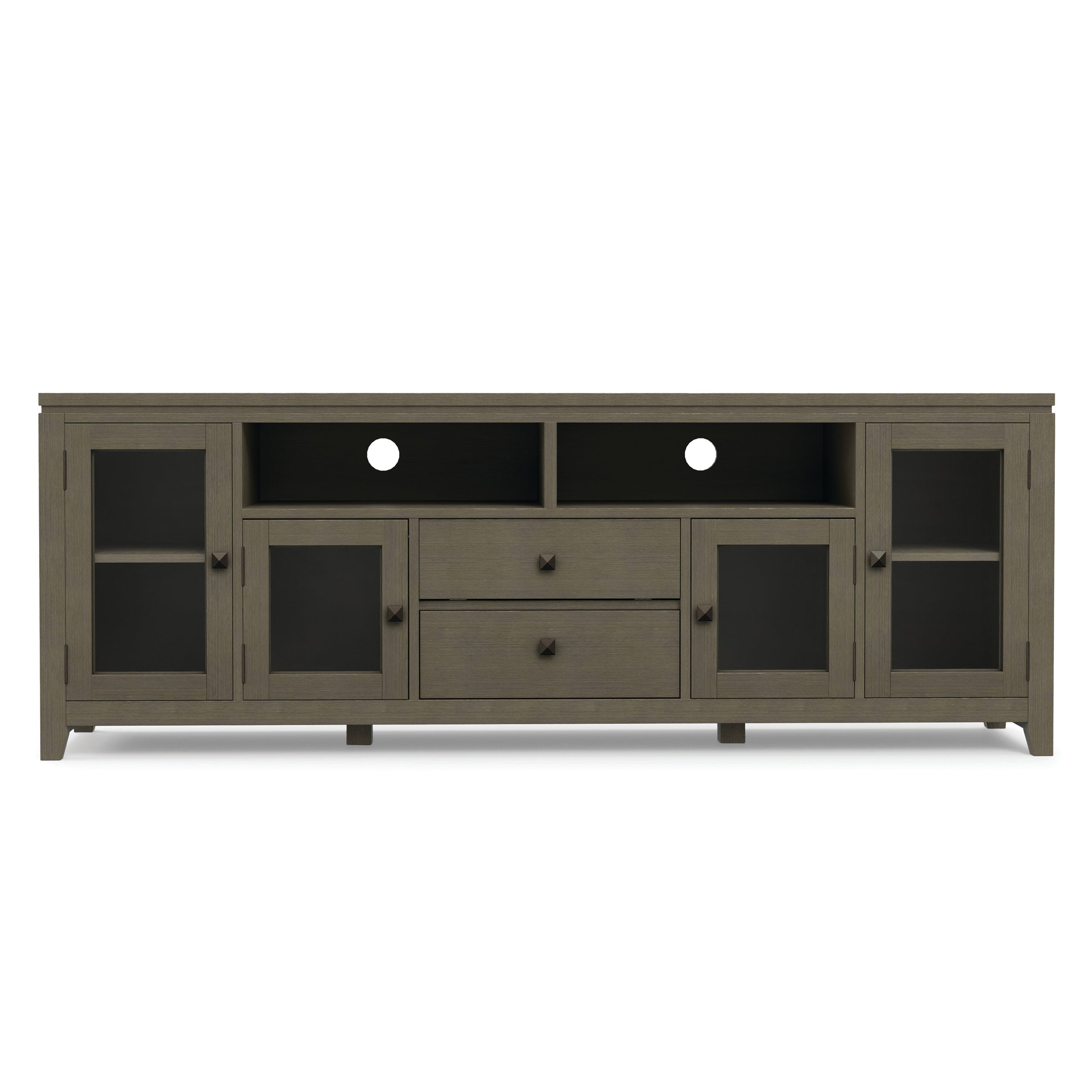 Farmhouse Grey | Cosmopolitan 72 inch TV Stand in Farmhouse Grey