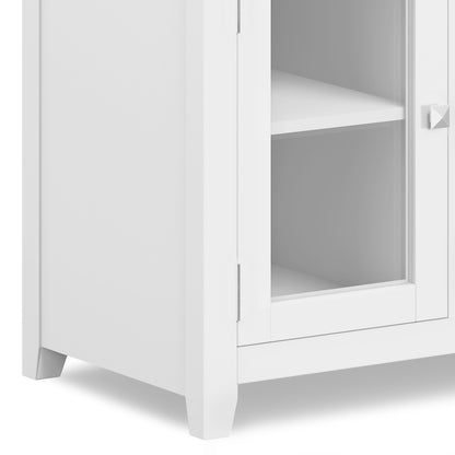 White | Cosmopolitan 72 inch TV Stand in White