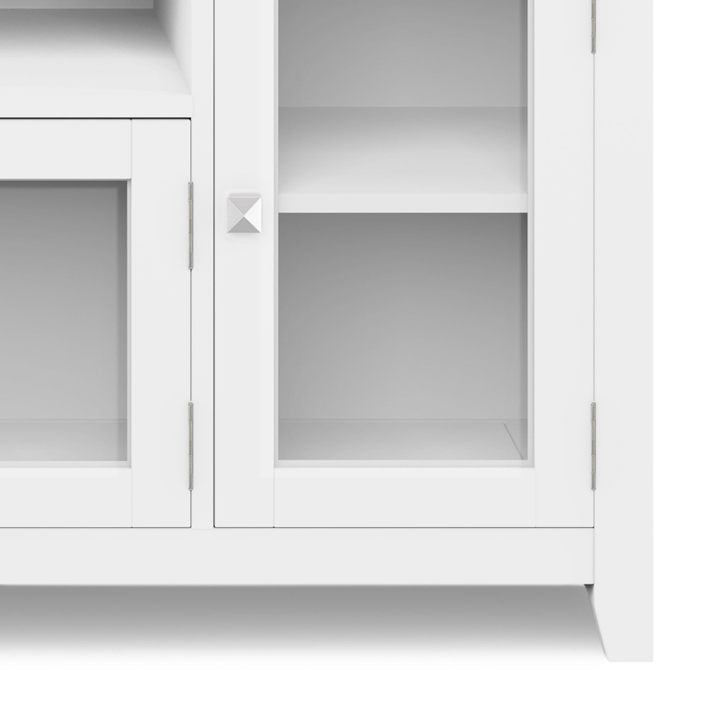 White | Cosmopolitan 72 inch TV Stand in White