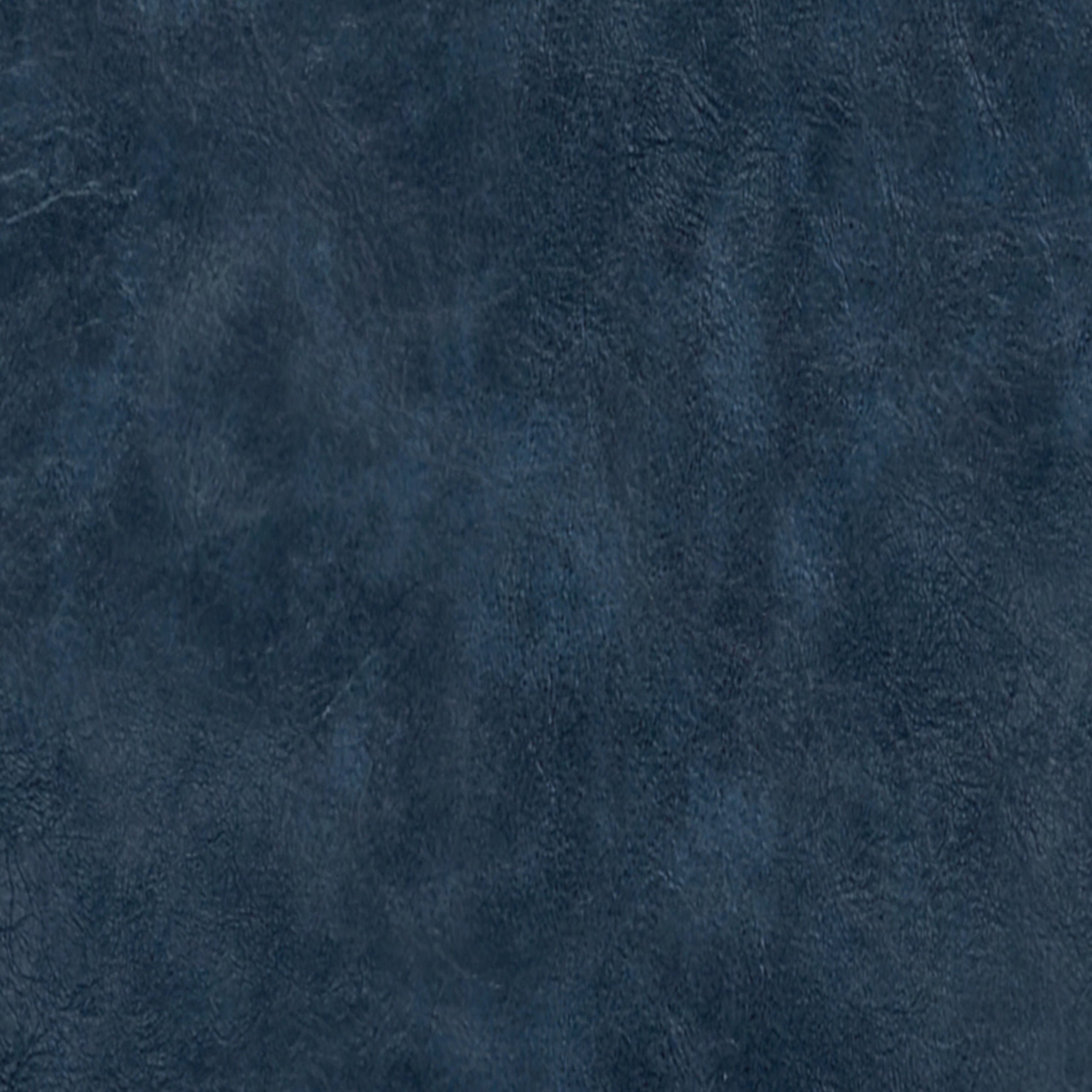 Denim Blue Vegan Leather | Cosmopolitan Entryway Storage Ottoman Bench