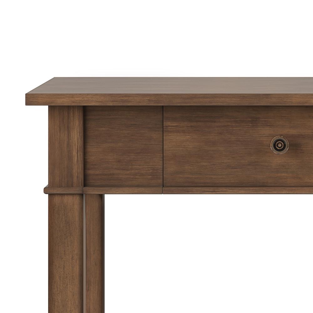 Rustic Natural Aged Brown | Carlton Office Desk