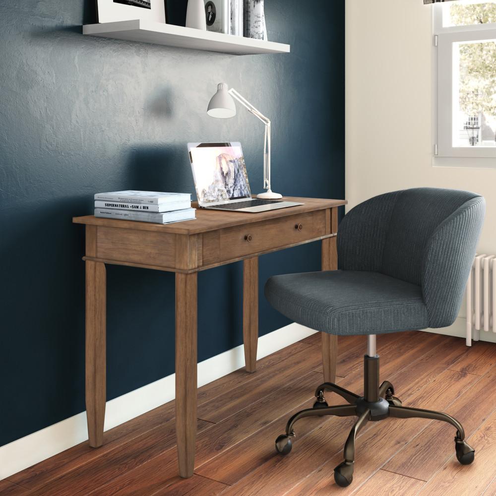 Rustic Natural Aged Brown | Carlton Office Desk