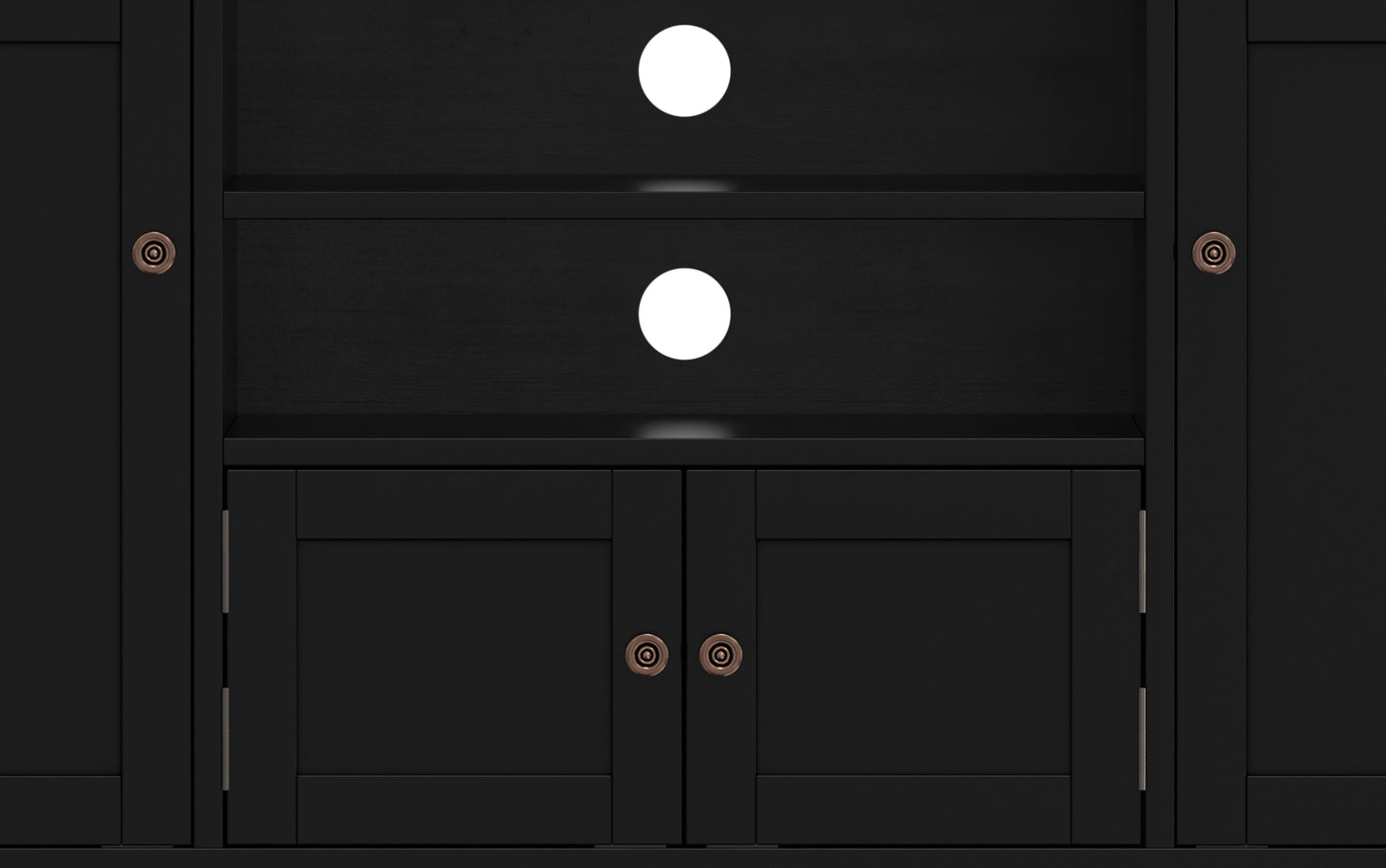 Black | Carlton TV Stand