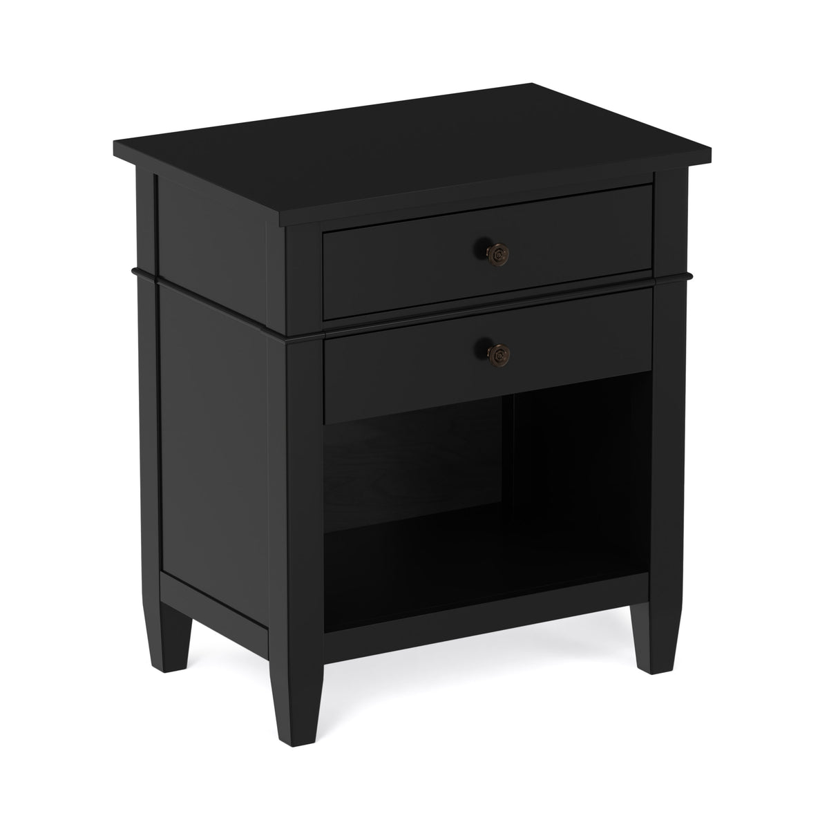 Black | Carlton Bedside Table