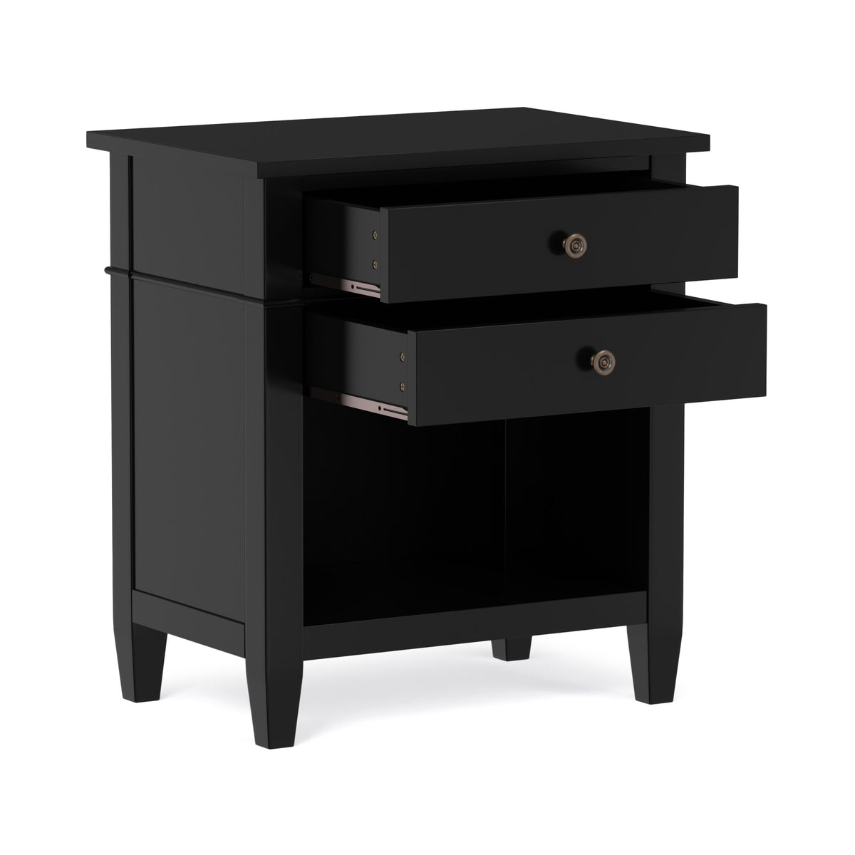 Black | Carlton Bedside Table