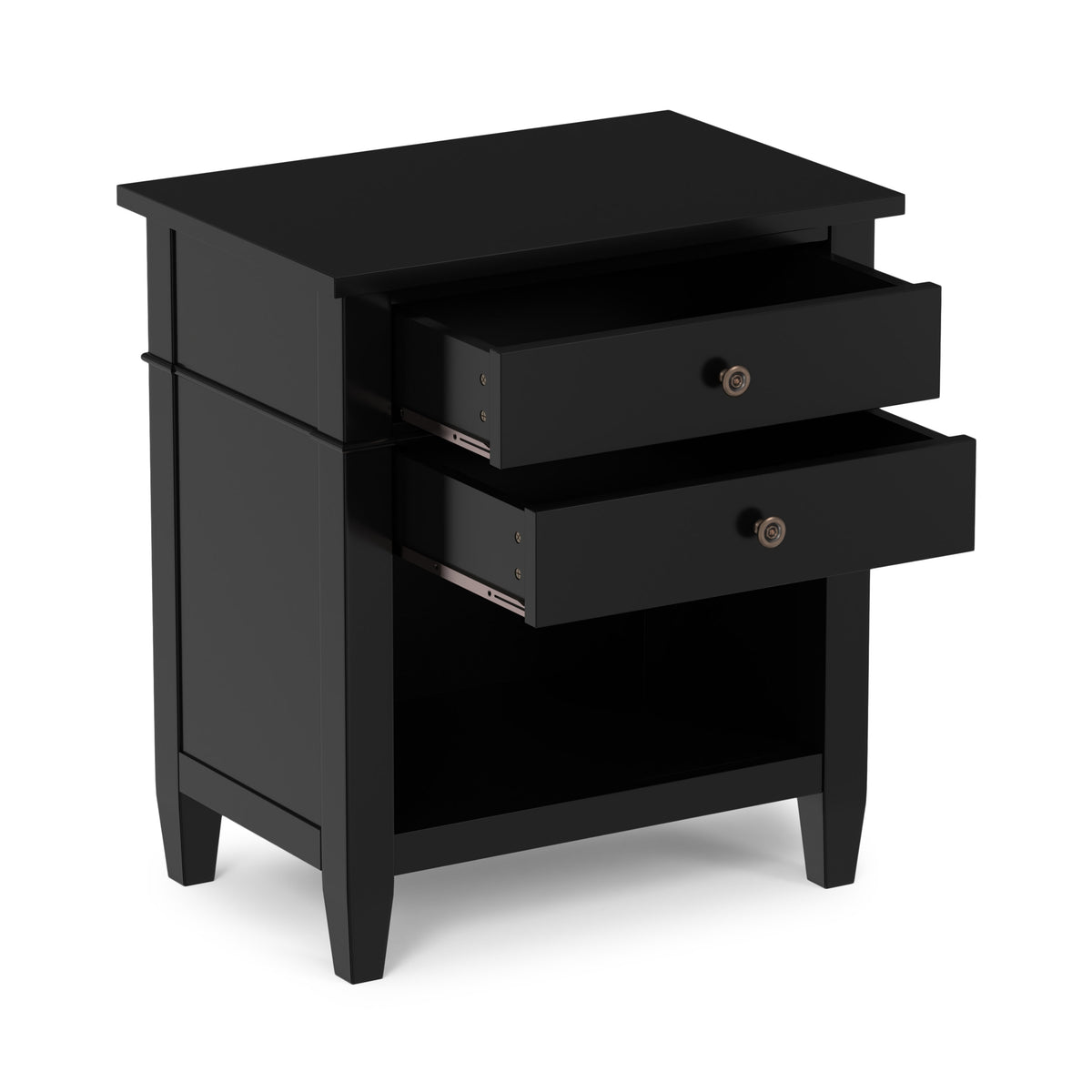 Black | Carlton Bedside Table