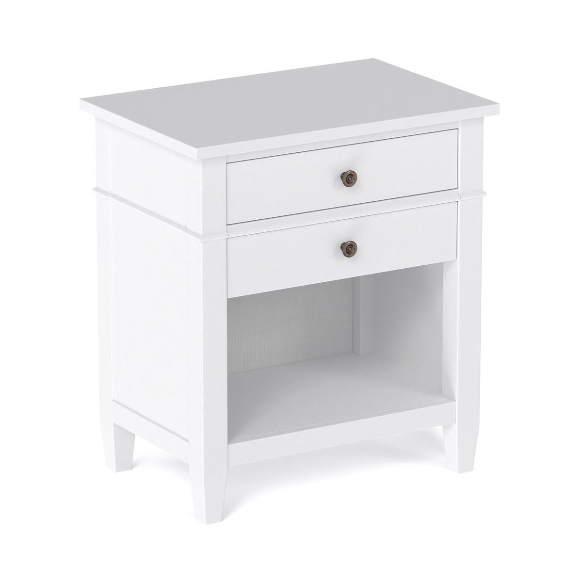White | Carlton Bedside Table