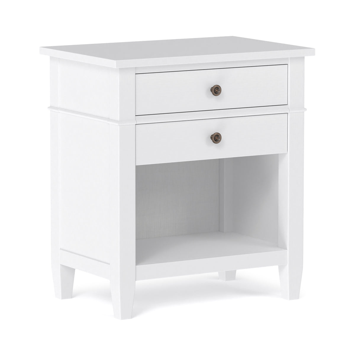 White | Carlton Bedside Table