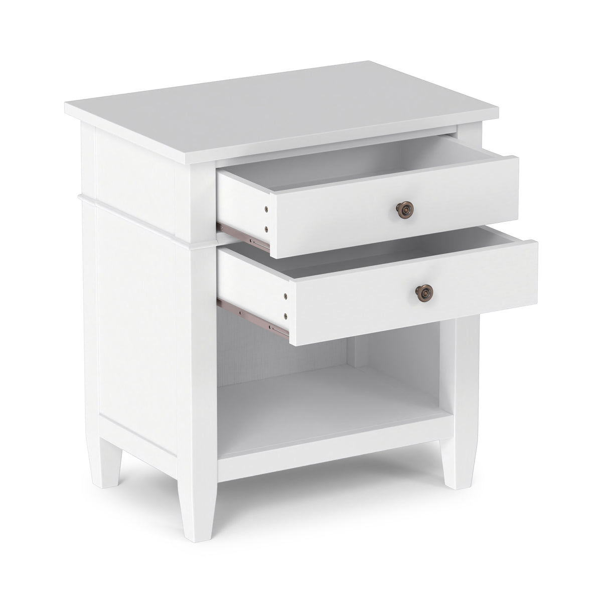 White | Carlton Bedside Table