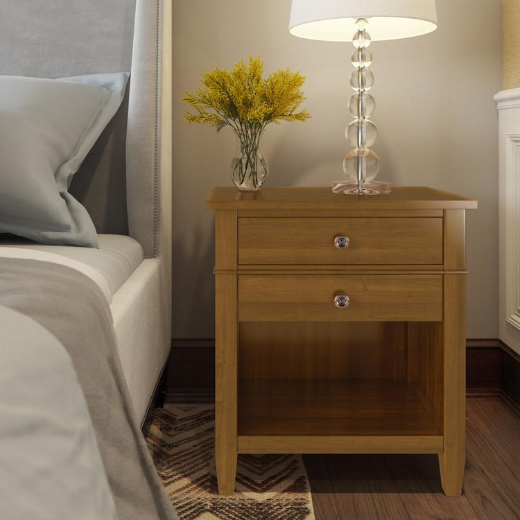 Light Golden Brown | Carlton Bedside Table