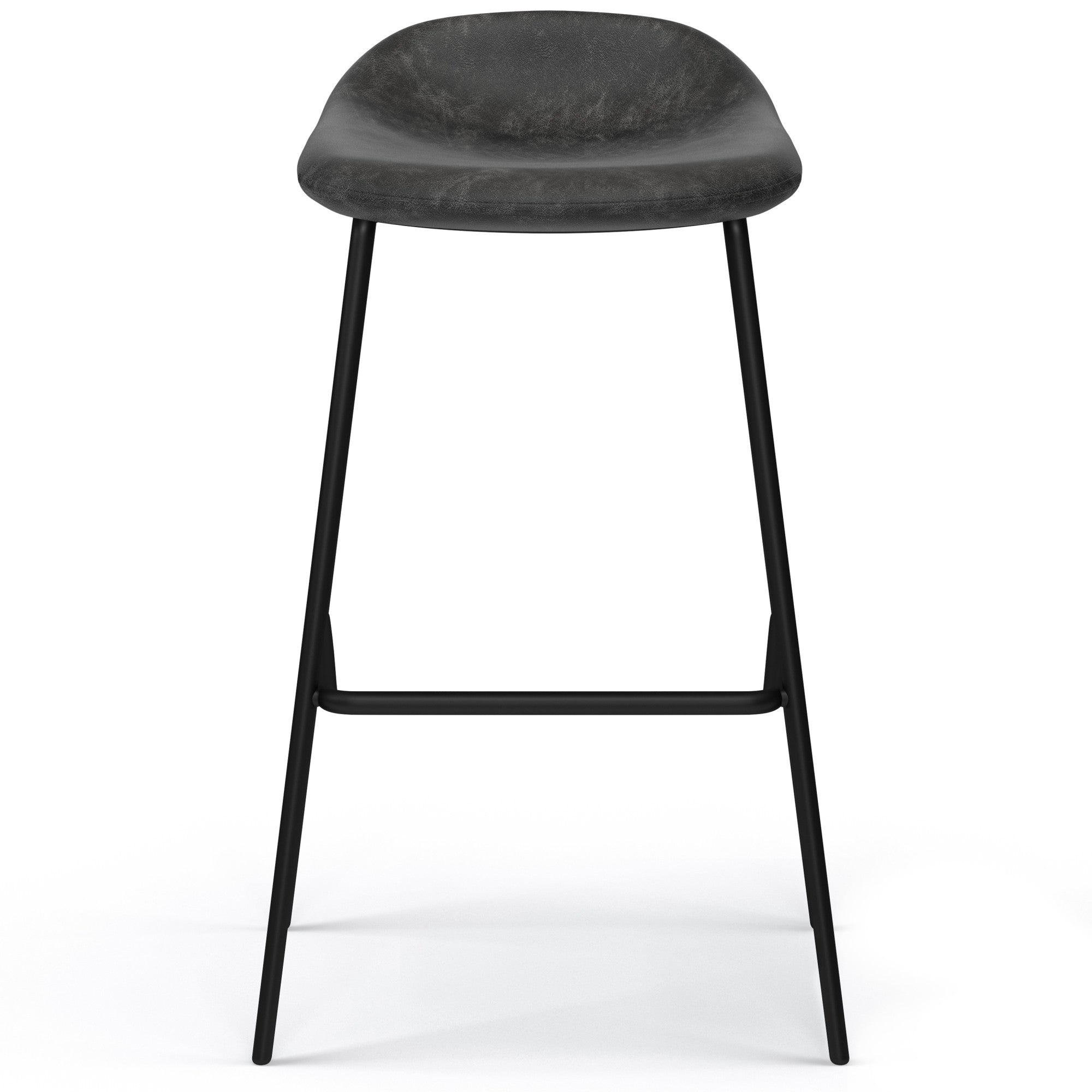 Distressed Charcoal Grey |  Dafney Bar Stool (Set of 2)