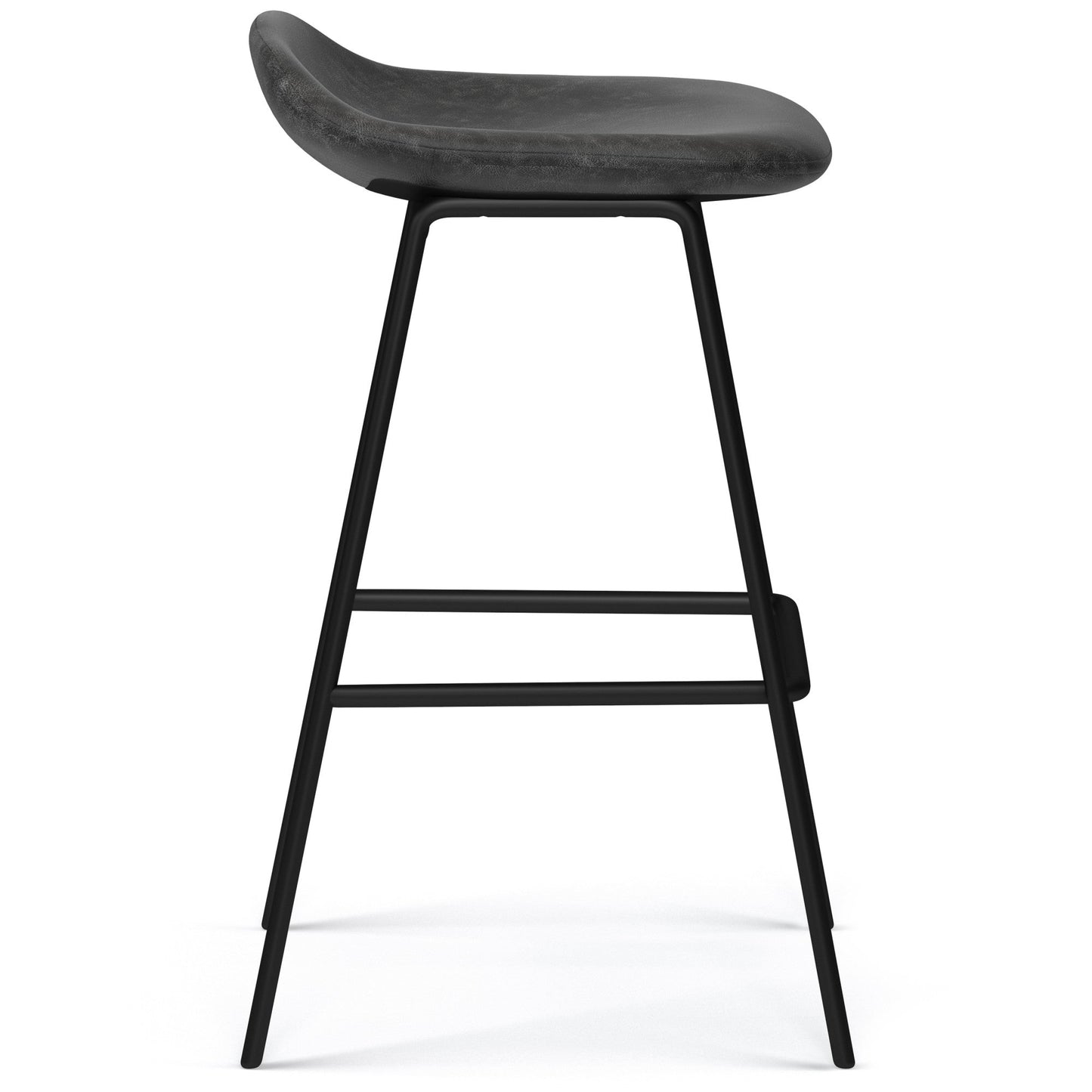 Distressed Charcoal Grey |  Dafney Bar Stool (Set of 2)