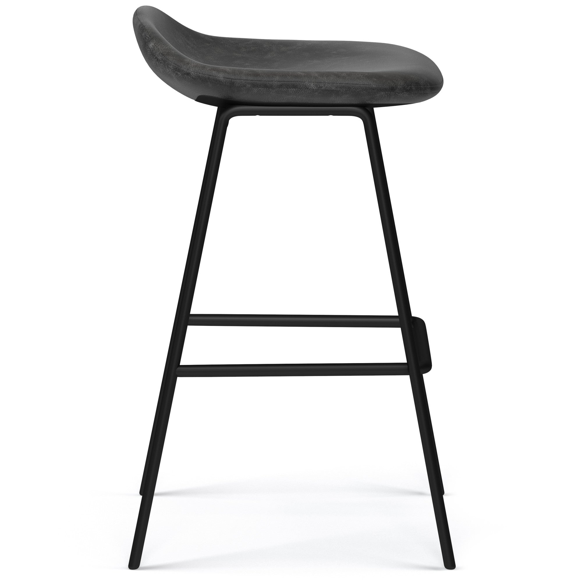 Distressed Charcoal Grey |  Dafney Bar Stool (Set of 2)