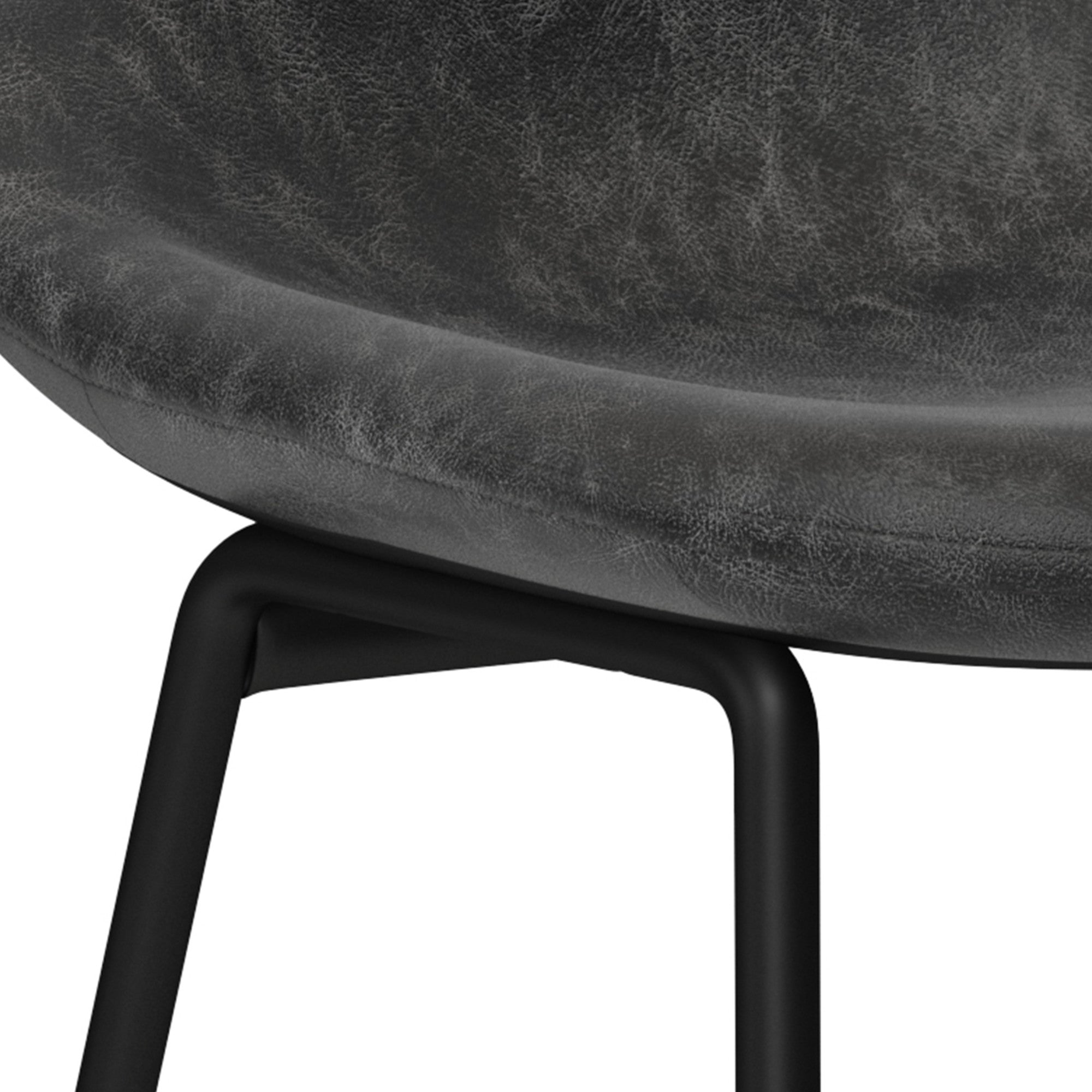 Distressed Charcoal Grey |  Dafney Bar Stool (Set of 2)