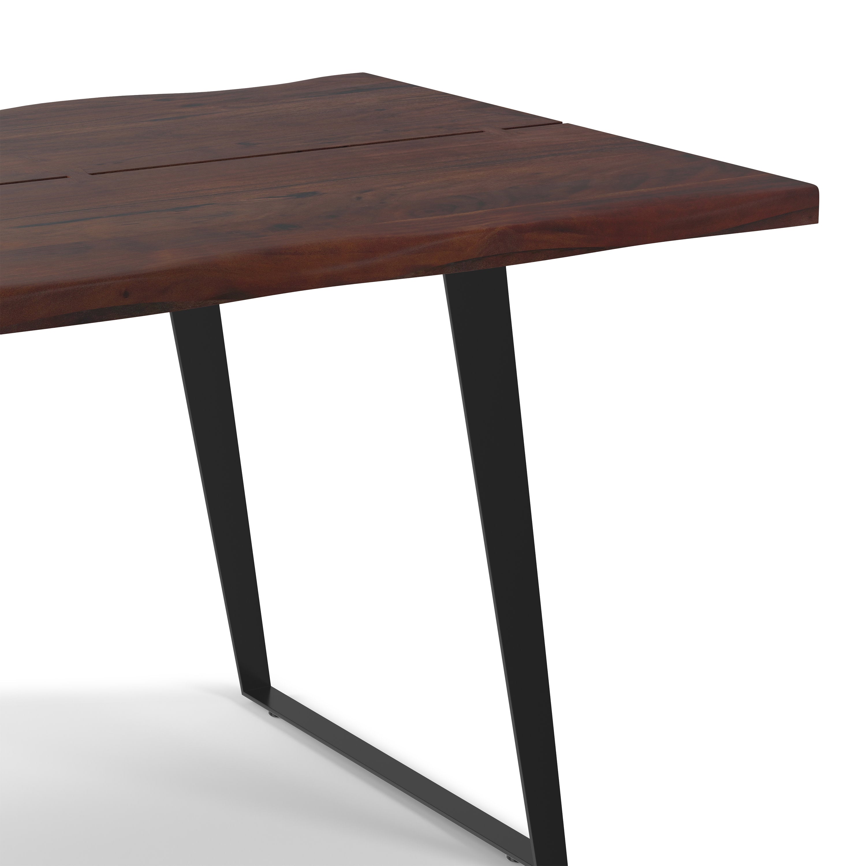 Solid Acacia Dining Table | Delta Dining Table – Simpli Home