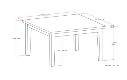Oak Oak | Eastwood Square Dining Table in Oak