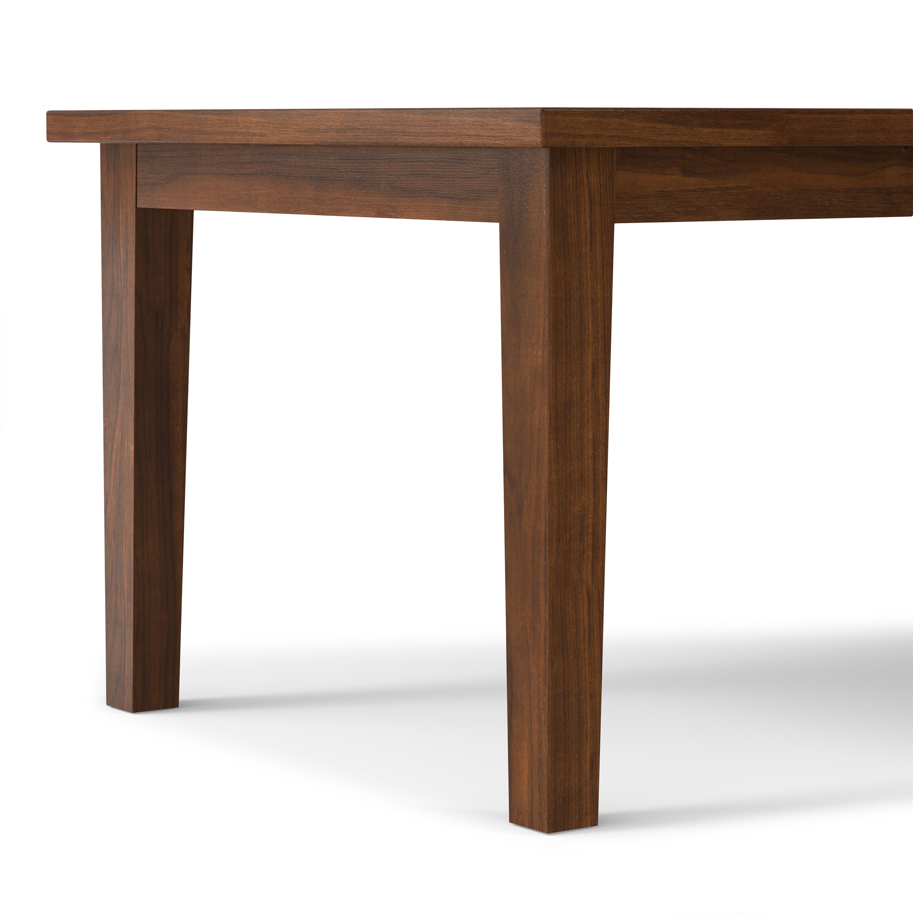 Large Walnut Dining Table | Rectangular Solid Wood Table – Simpli Home