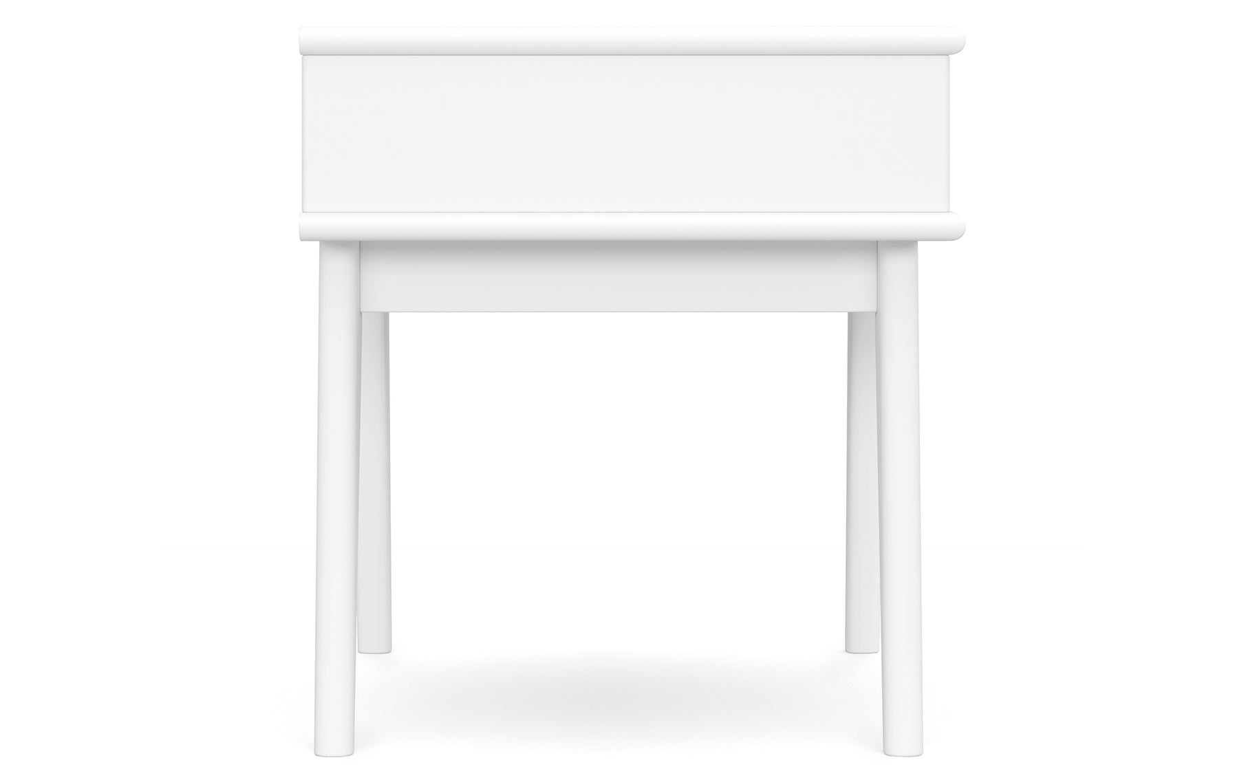 White | Draper Mid Century End Table