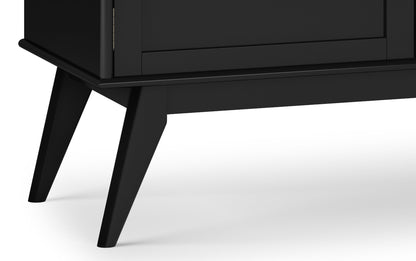 Black | Draper Mid Century Low TV Stand