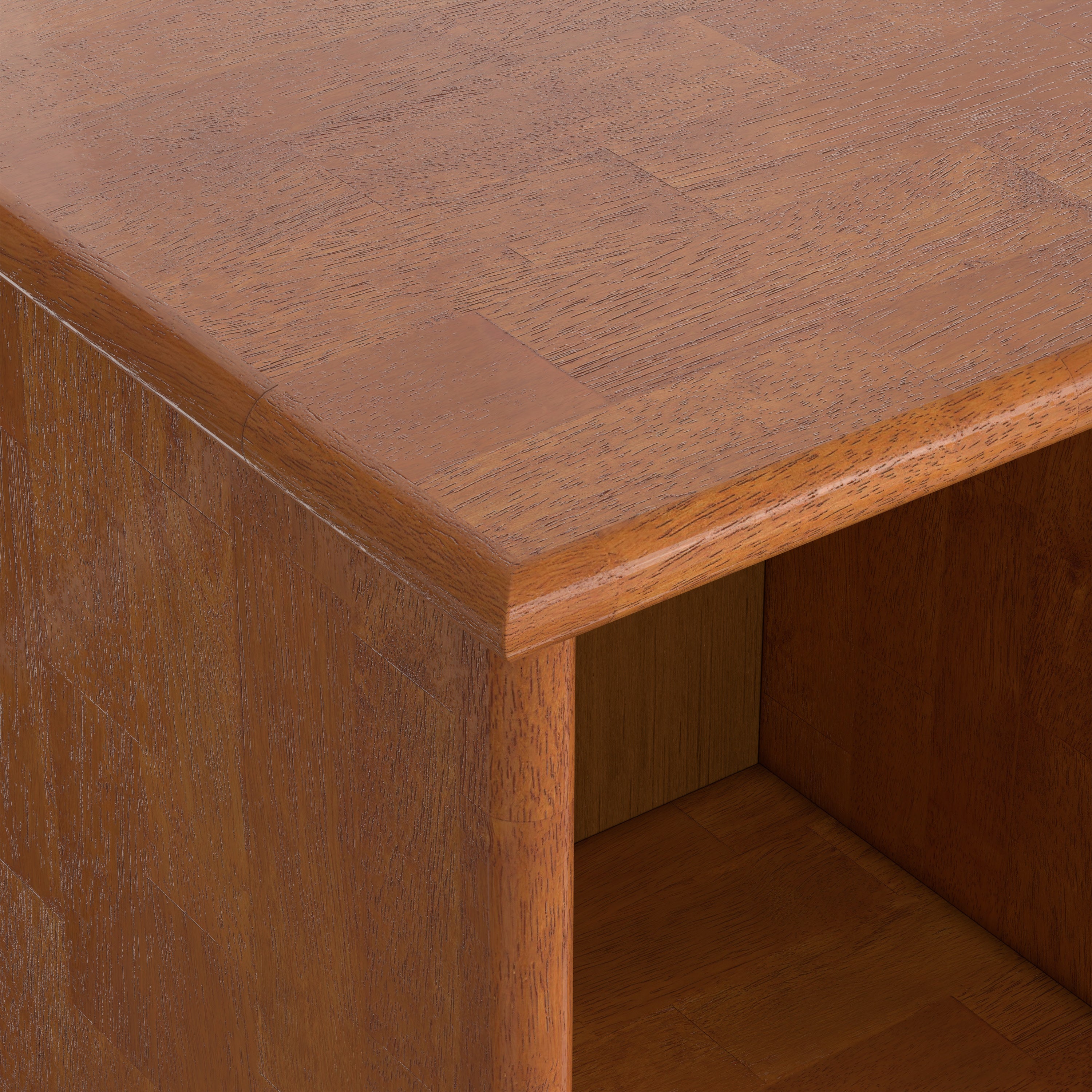Mid Century Sofa Table | Draper 8 Cube Storage Console – Simpli Home