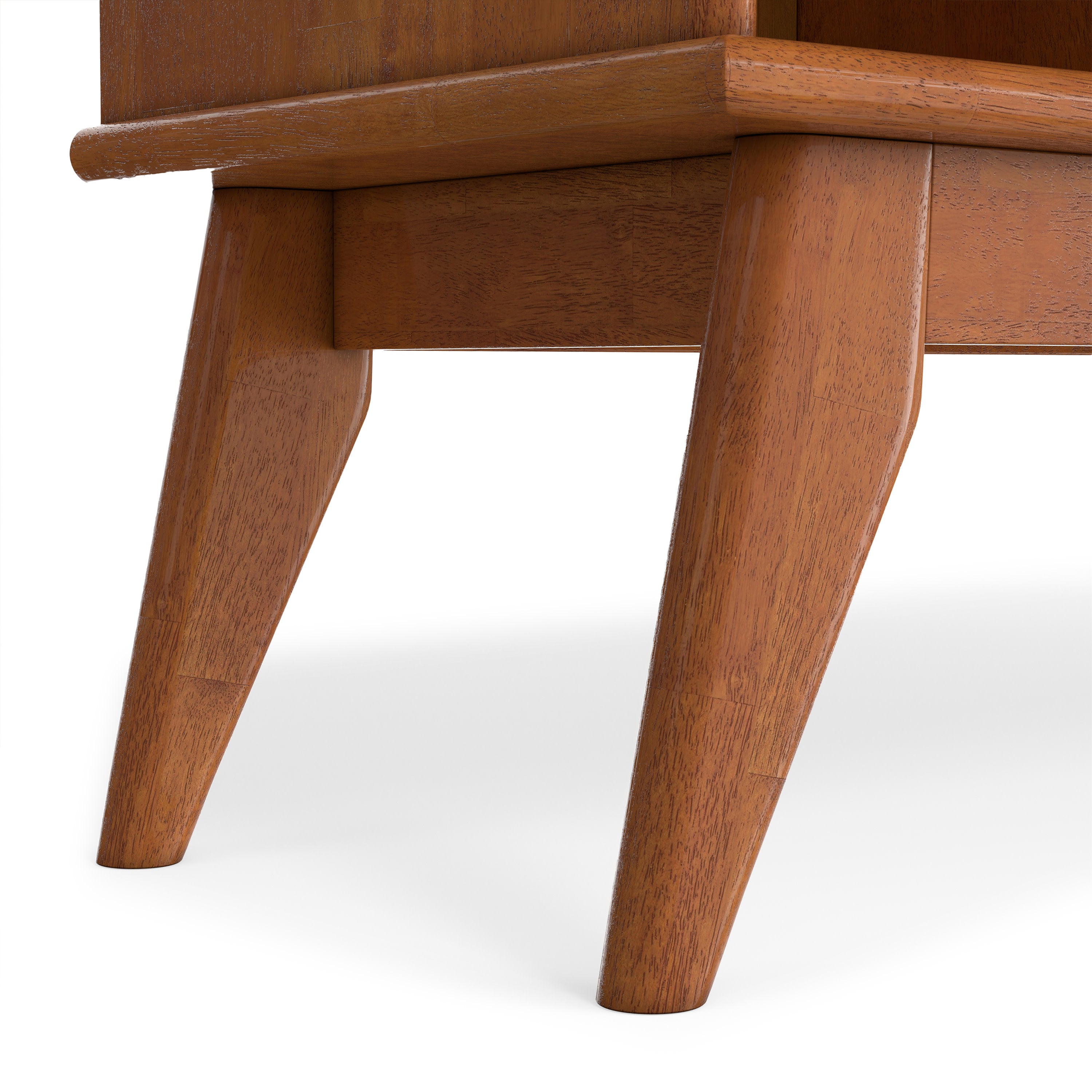 Mid Century Sofa Table | Draper 8 Cube Storage Console – Simpli Home