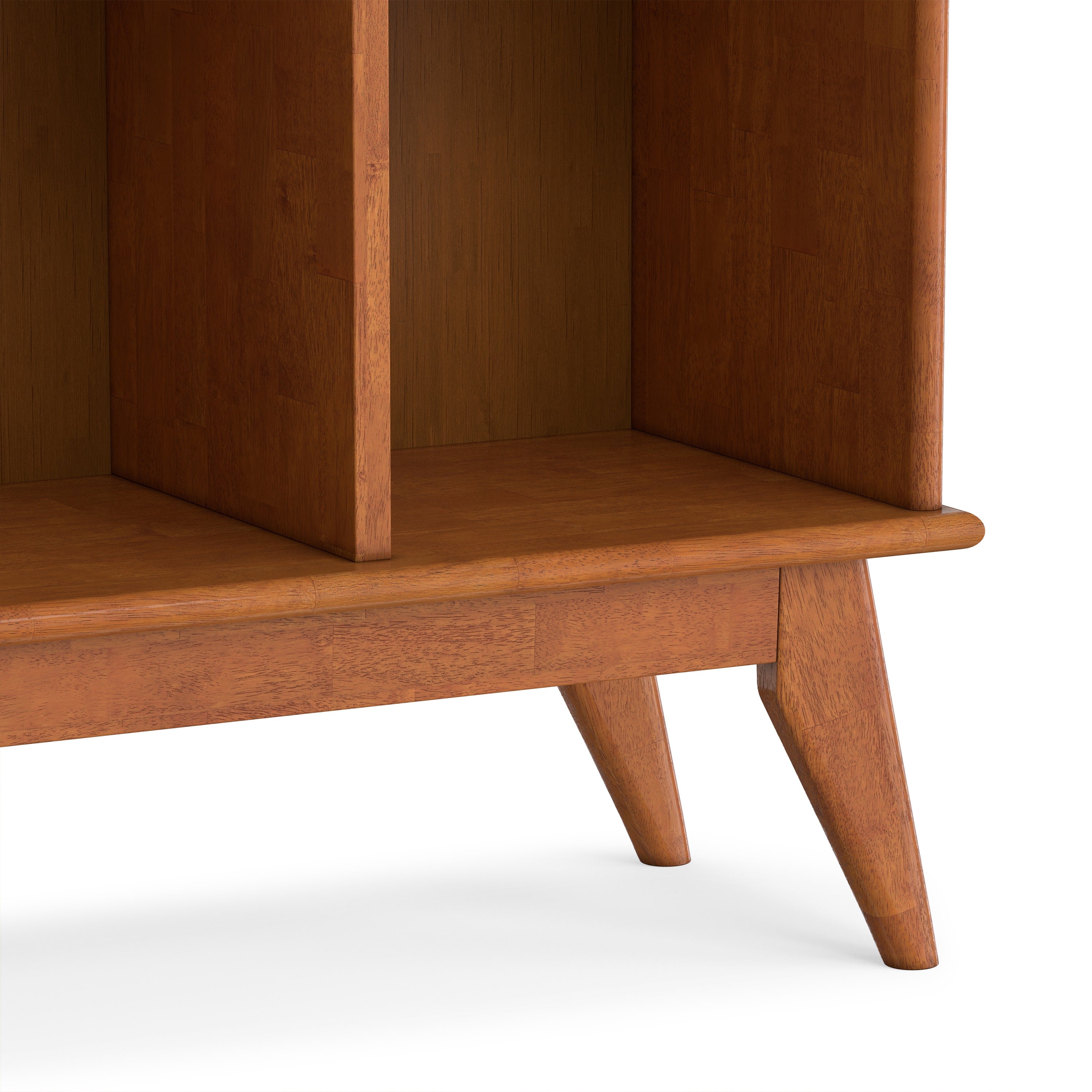 Mid Century Sofa Table | Draper 8 Cube Storage Console – Simpli Home
