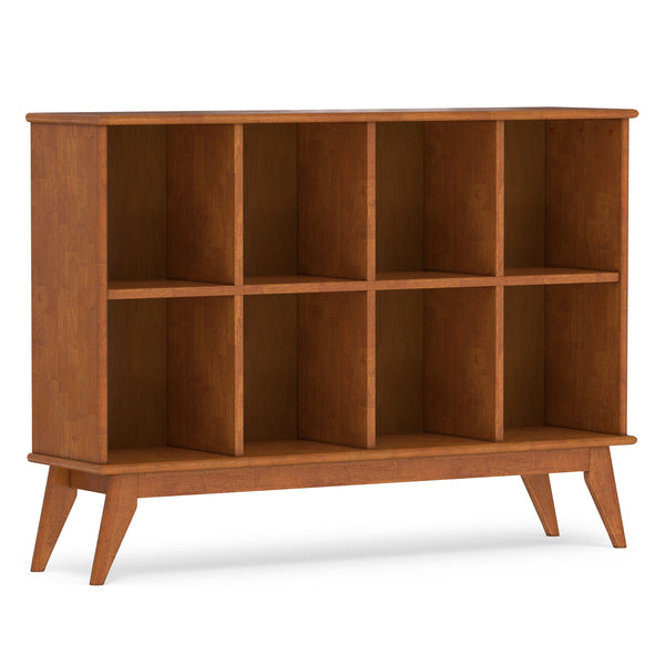 Mid Century Sofa Table | Draper 8 Cube Storage Console – Simpli Home