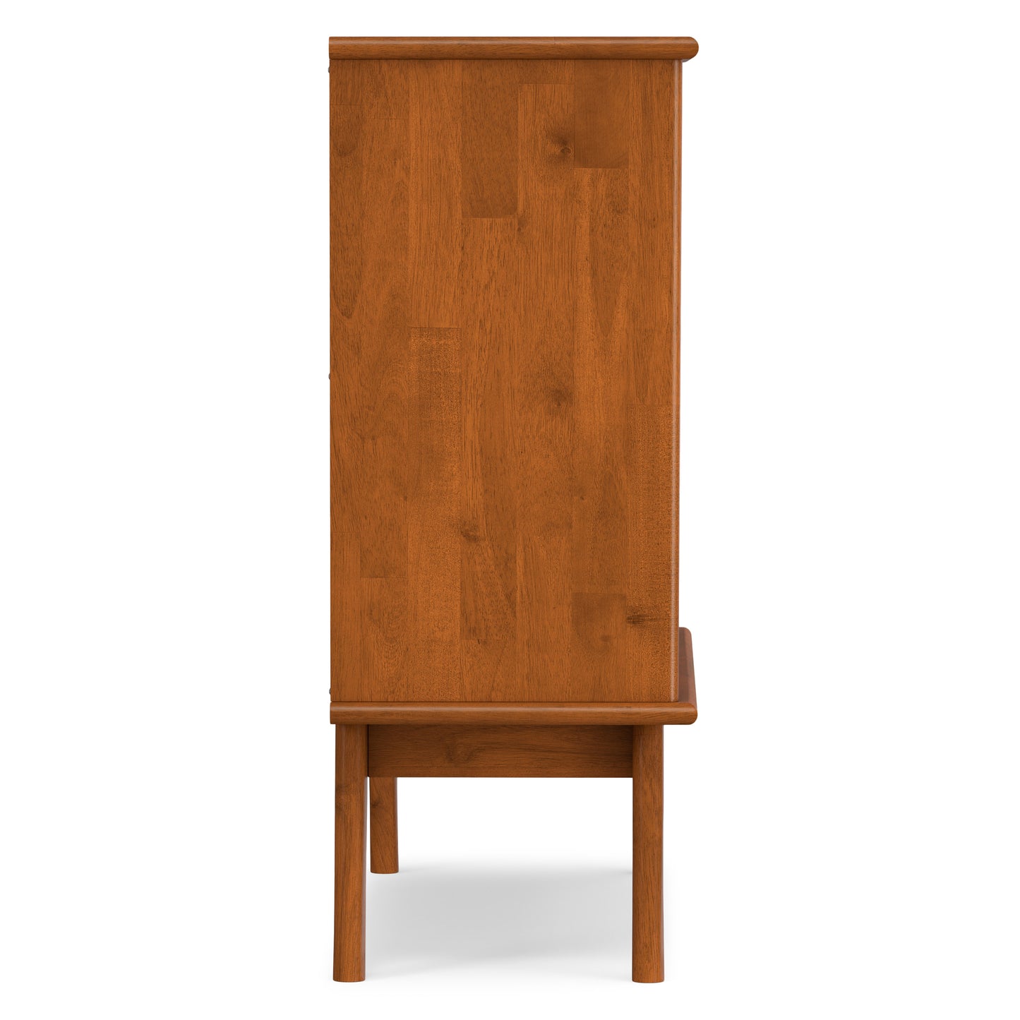 Teak Brown | Draper Mid Century Entryway Storage Cabinet