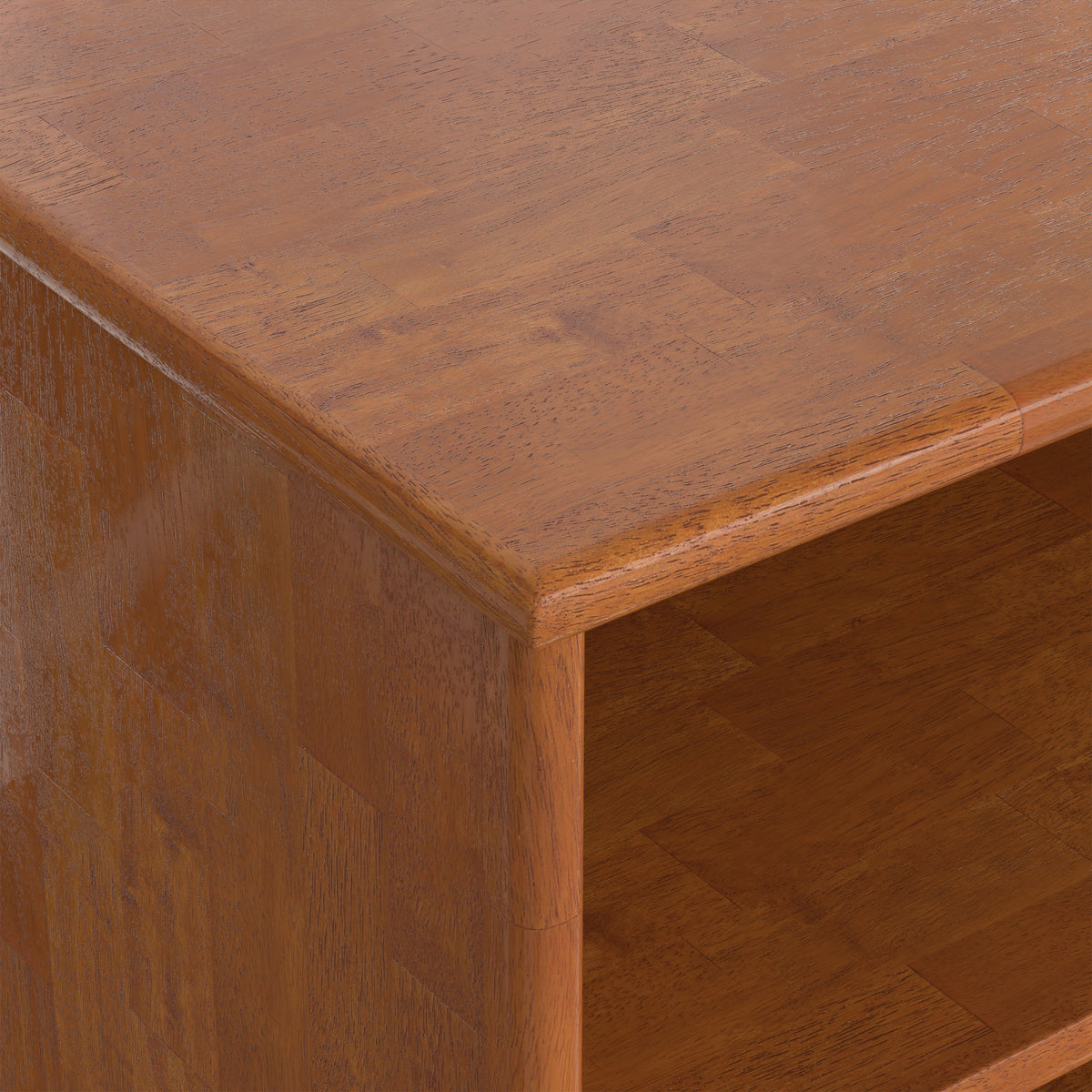 Teak Brown | Draper Low Bookcase