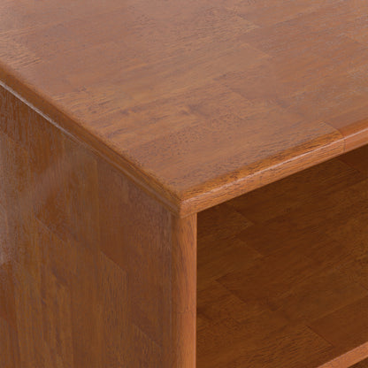 Teak Brown | Draper Low Bookcase