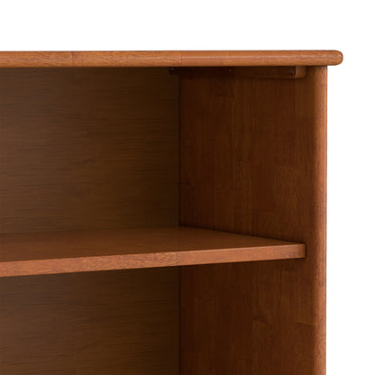 Teak Brown | Draper Low Bookcase