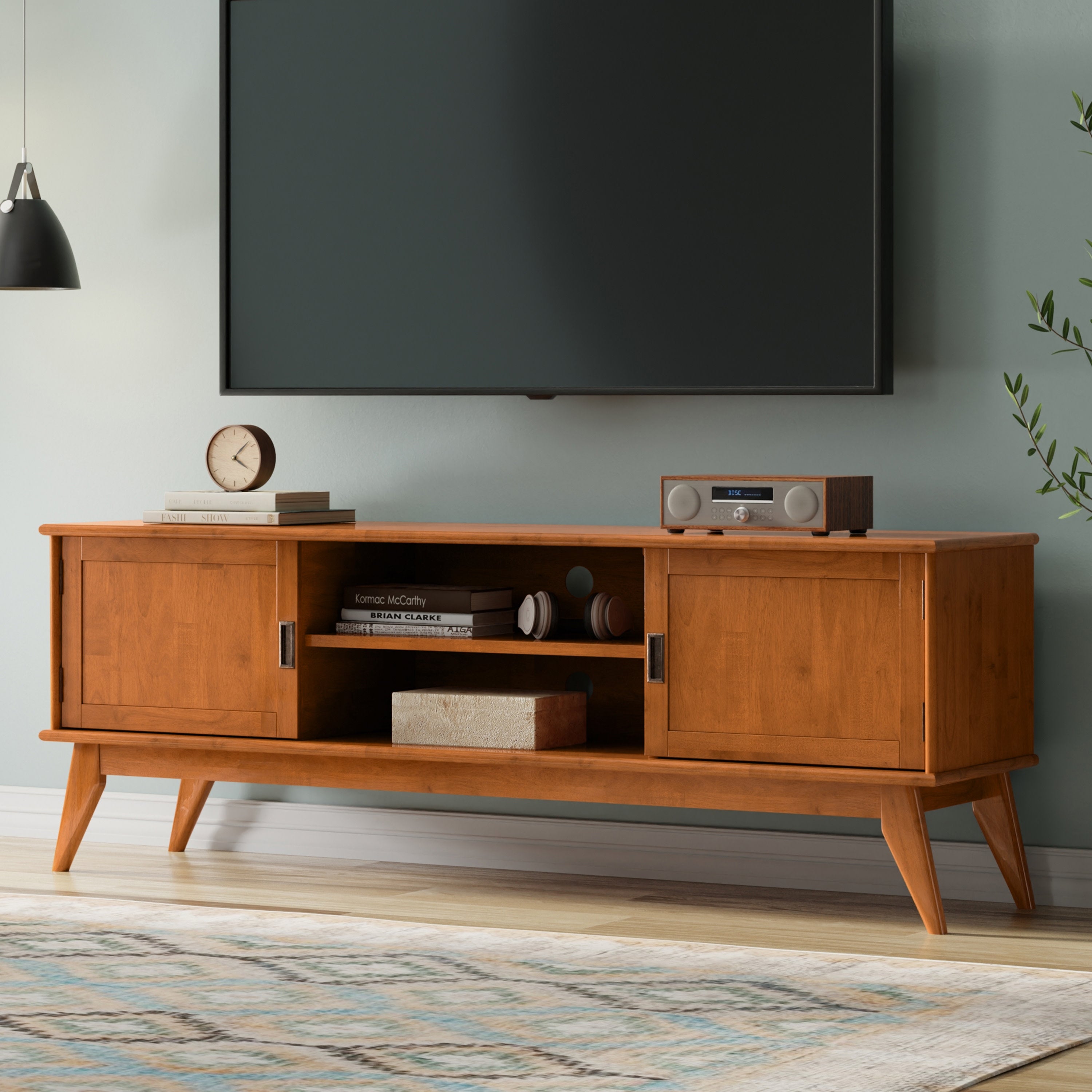 Mid Century TV Stand | Draper 72 Inch TV Stand – Simpli Home