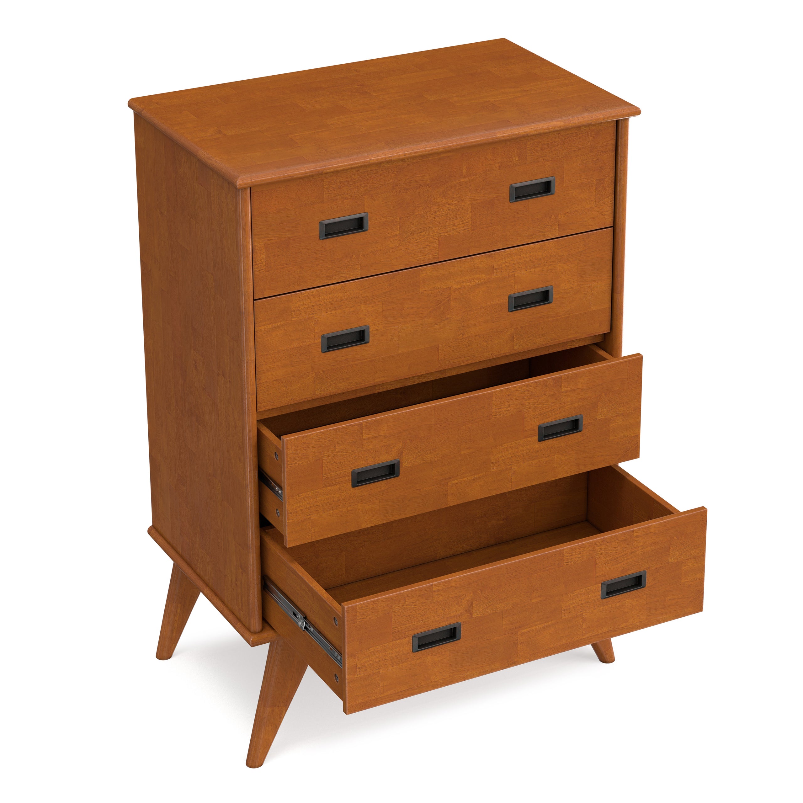 Teak Brown | Draper 30 inch 4 Drawer Dresser