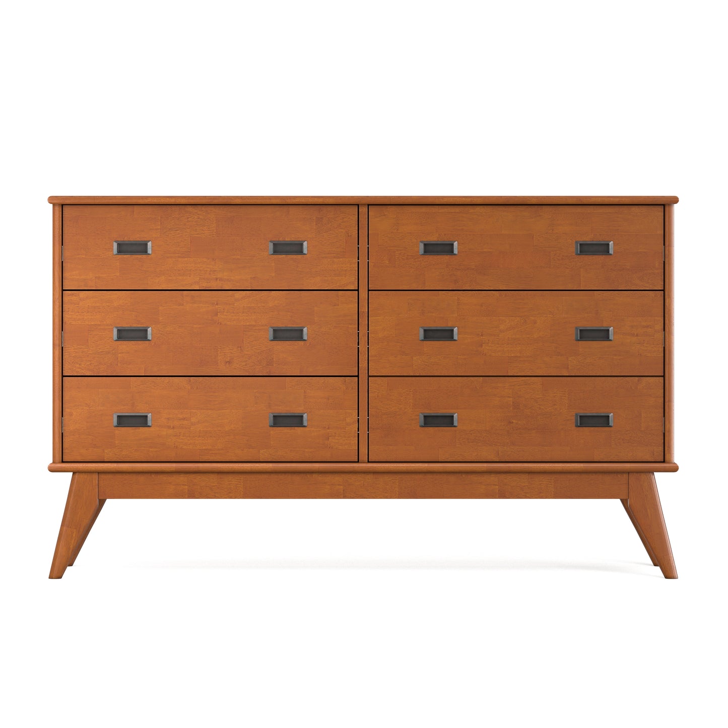 Teak Brown | Draper 58 inch 6 Drawer Dresser
