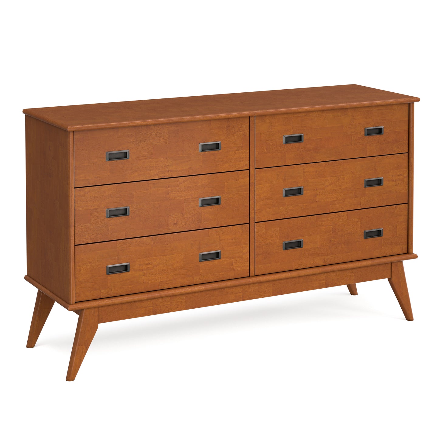 Teak Brown | Draper 58 inch 6 Drawer Dresser