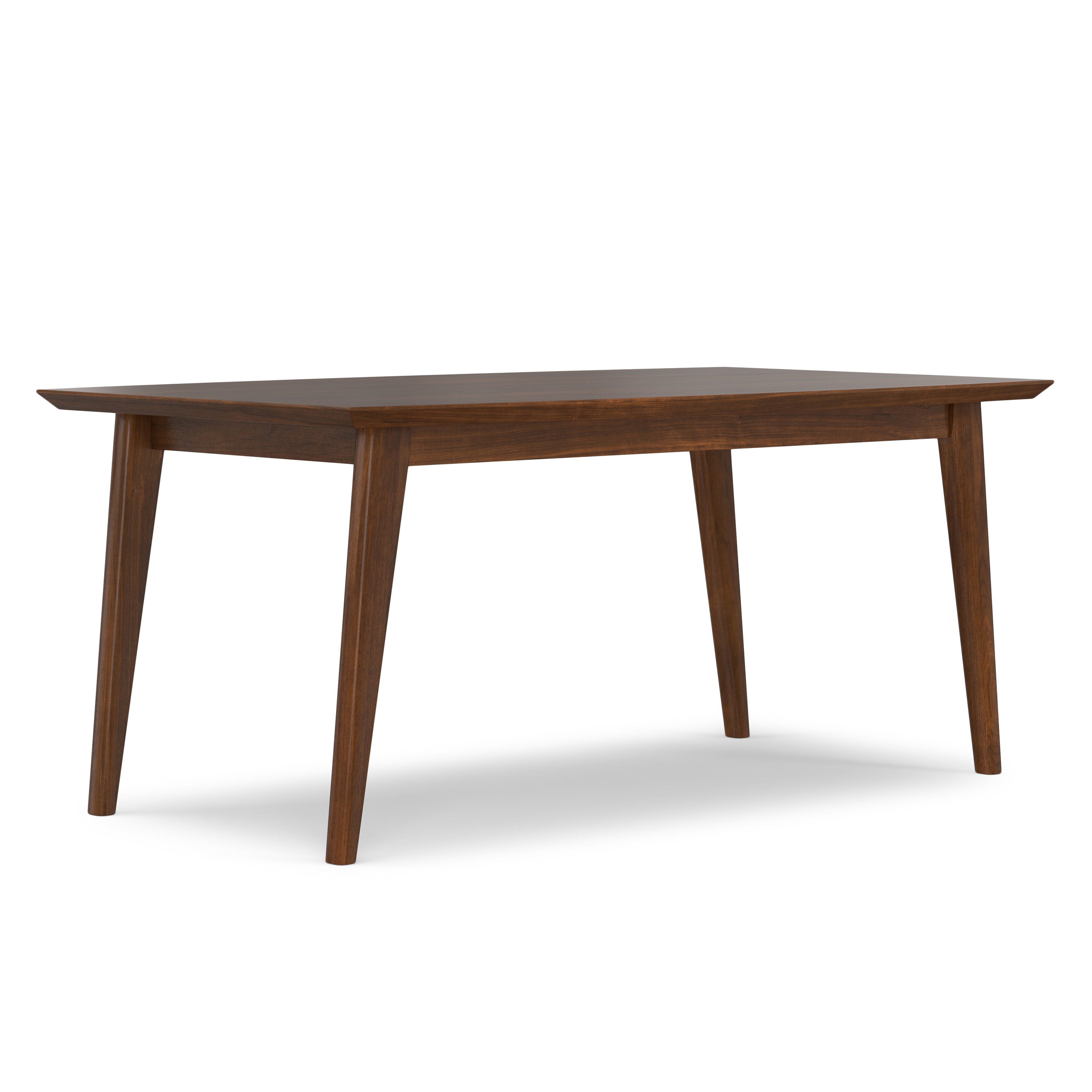 Rectangular Walnut Dining Table | Draper Dining Table – Simpli Home