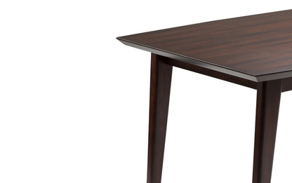 Black Vegan Leather | Marana / Draper 5-Piece Dining Set