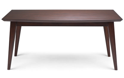 Distressed Brown Vegan Leather | Lowell III 7 Piece Dining Set