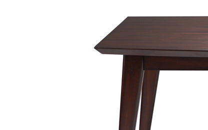 Charcoal Grey Linen Style Fabric | Lowell / Draper 7 Piece Dining Set