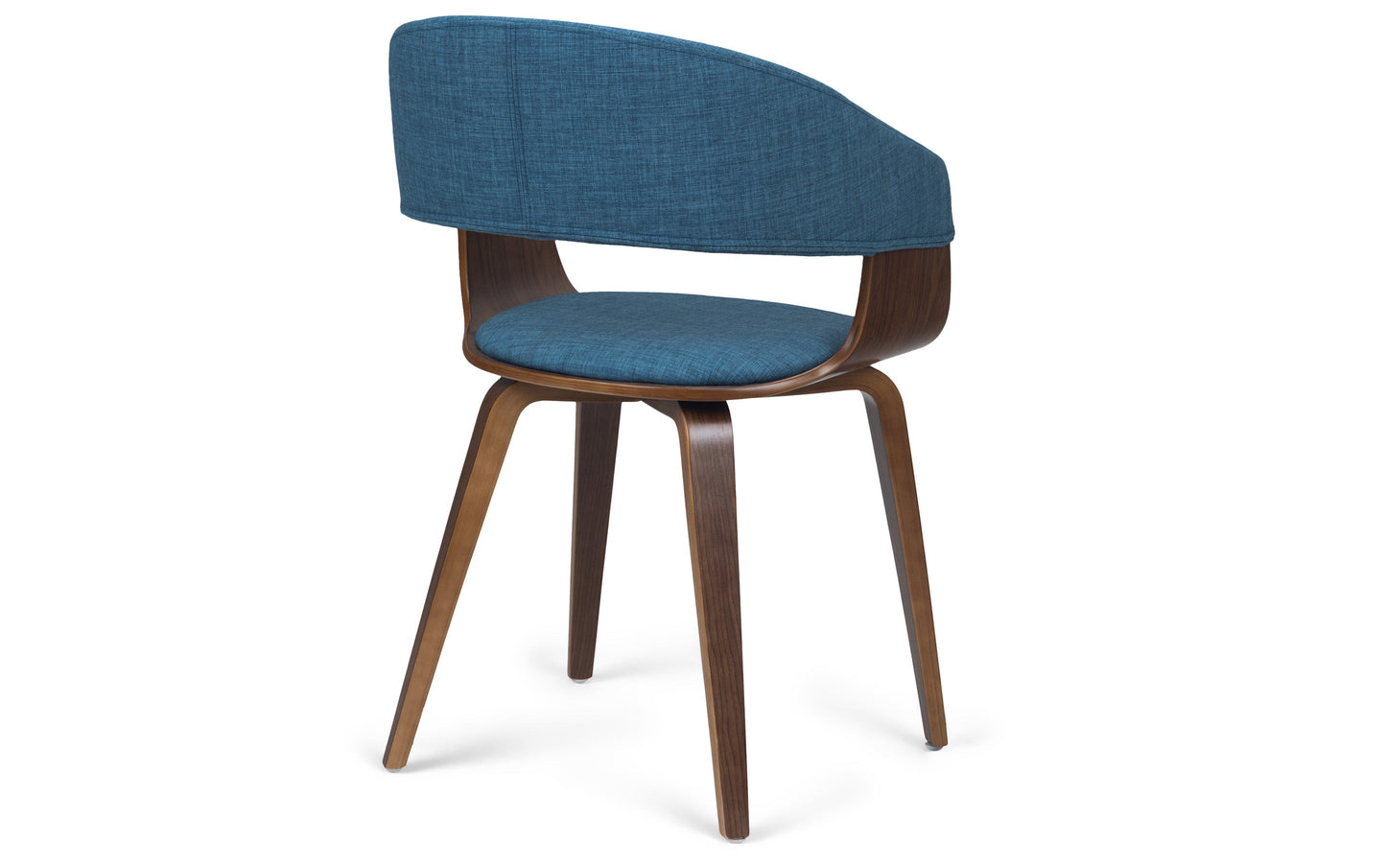 Blue Linen Style Fabric | Lowell III 7 Piece Dining Set
