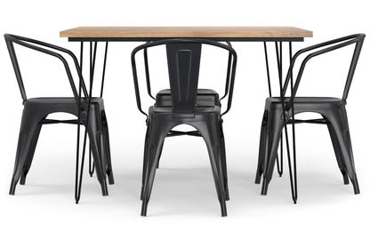 Larkin / Hunter 5 Pc Dining Set in Mango