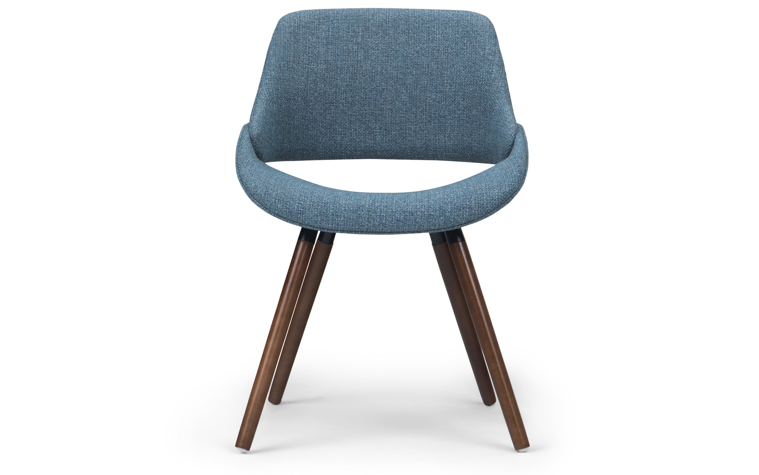 Denim Blue Without Woodback | Malden V 7 Piece Dining Set