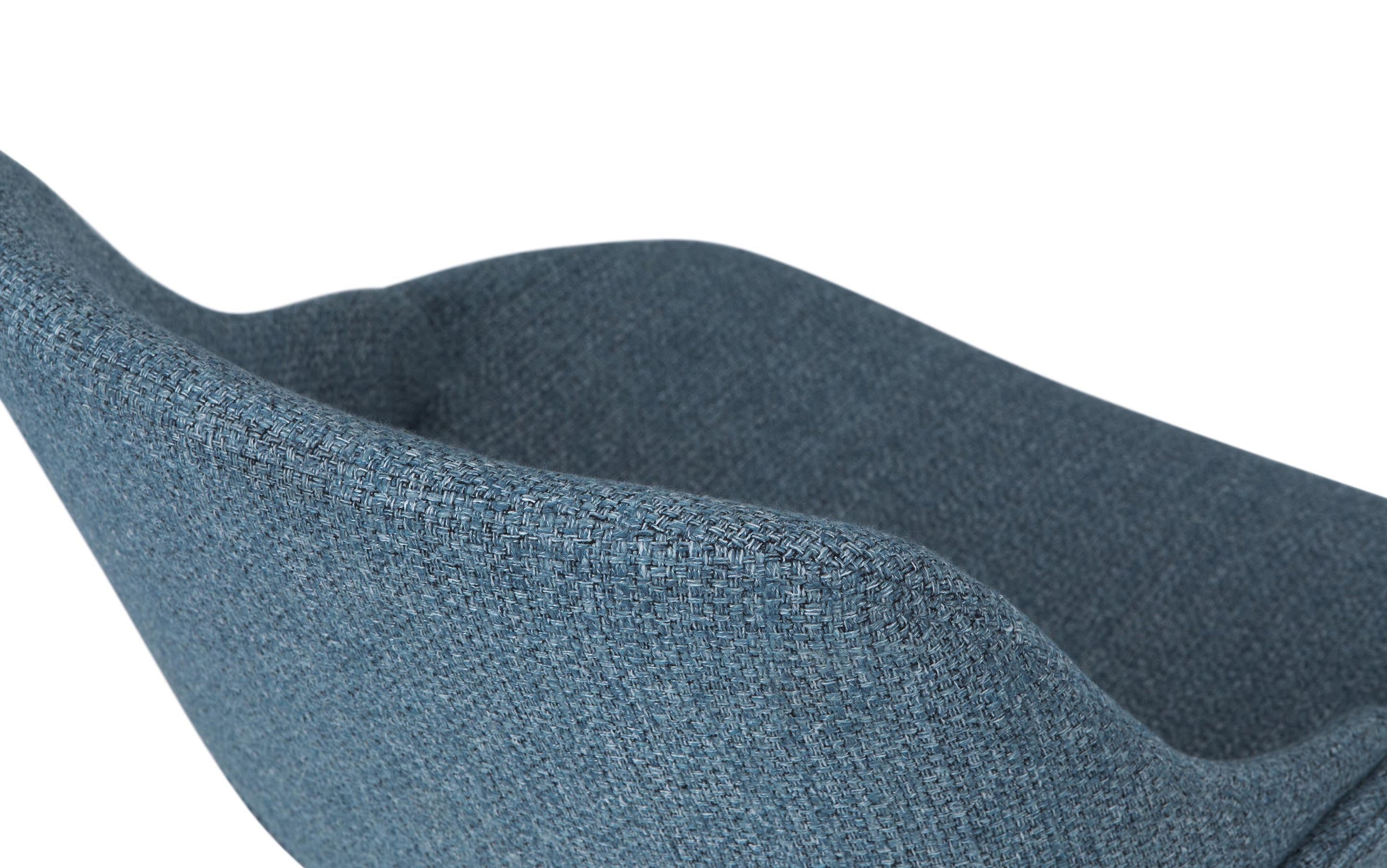 Denim Blue Without Woodback | Malden V 7 Piece Dining Set