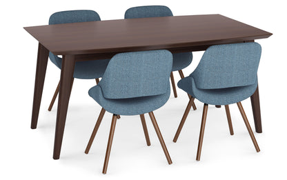 Denim Blue | Malden / Draper 5 Pc Dining Set
