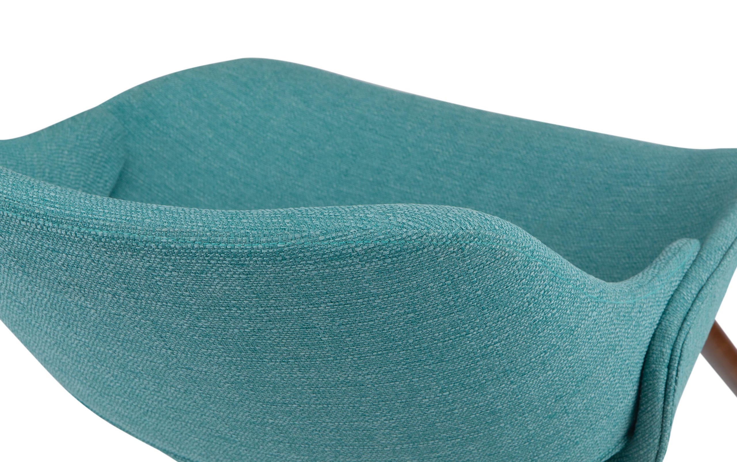 Turquoise Blue Without Woodback | Malden V 7 Piece Dining Set