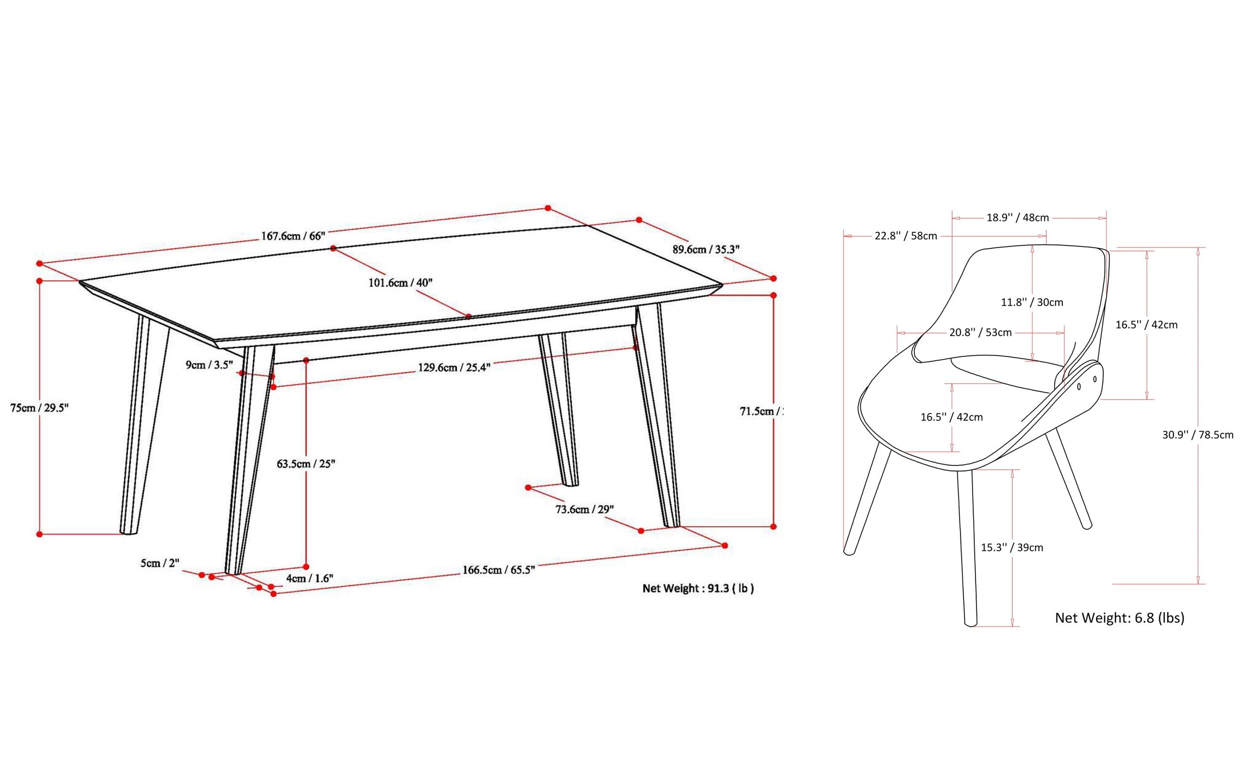 Turquoise Blue Without Woodback | Malden V 7 Piece Dining Set